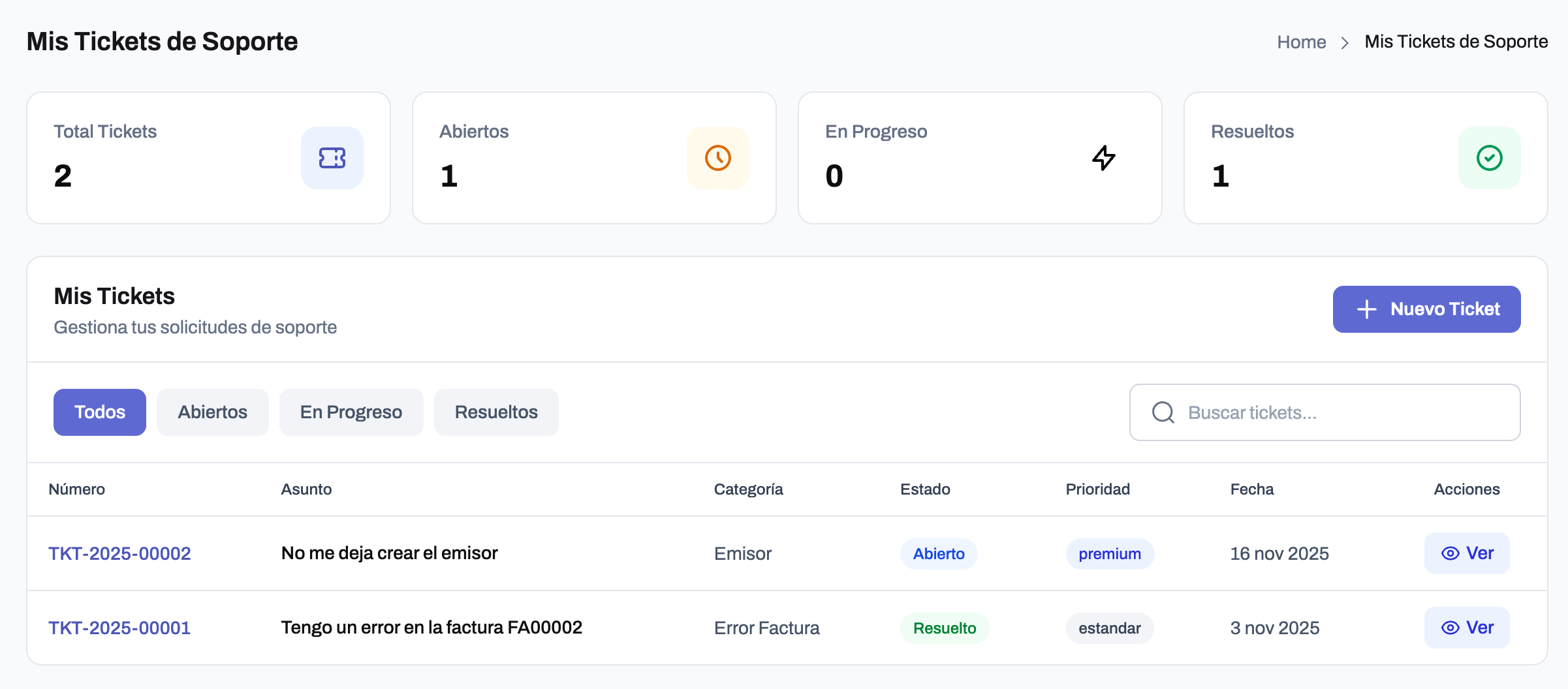 Sistema de tickets de soporte OkVerifactu
